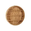 Best Kirklands Home Brown Sea Grass Woven Round Wall Shelf