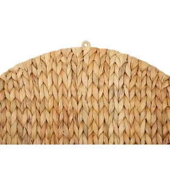 Best Kirklands Home Brown Sea Grass Woven Round Wall Shelf