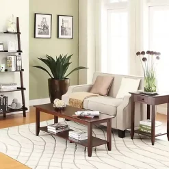 Sale Kirklands Home Simple Rectangular Coffee Table Brown