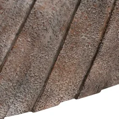 Sale Kirklands Home Brown Textured Oval Shade Table Lamp Ivory