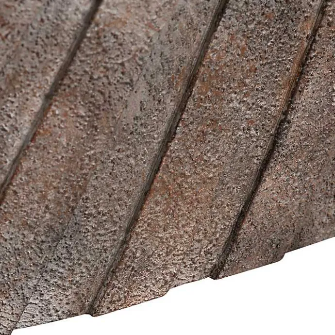 Sale Kirklands Home Brown Textured Oval Shade Table Lamp Ivory