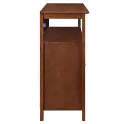 Clearance Kirklands Home Tiered Deluxe Cali Media Cabinet Brown