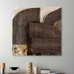 Kirklands Home to Gold Canvas Art Print, 40x40 in. Brown