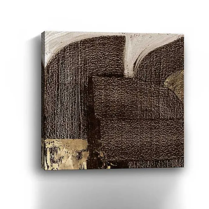 Kirklands Home to Gold Canvas Art Print, 40x40 in. Brown