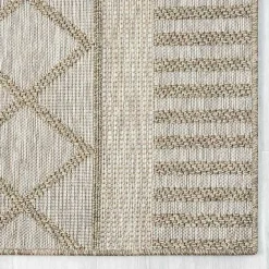 Sale Kirklands Home Transitional Stripes Indoor/Outdoor Rug, 5x7 Brown