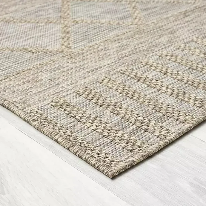 Sale Kirklands Home Transitional Stripes Indoor/Outdoor Rug, 5x7 Brown