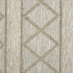 Sale Kirklands Home Transitional Stripes Indoor/Outdoor Rug, 5x7 Brown