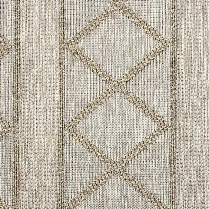 Sale Kirklands Home Transitional Stripes Indoor/Outdoor Rug, 5x7 Brown