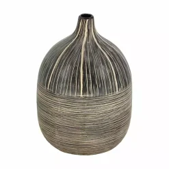 Clearance Kirklands Home Tribal Vase Brown