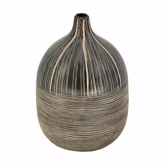 Clearance Kirklands Home Tribal Vase Brown
