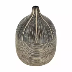 Clearance Kirklands Home Tribal Vase Brown