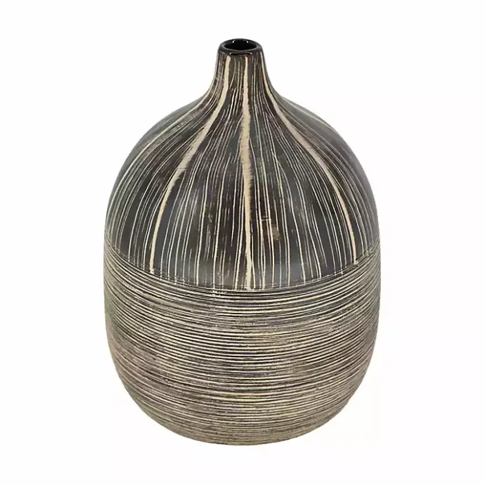 Clearance Kirklands Home Tribal Vase Brown