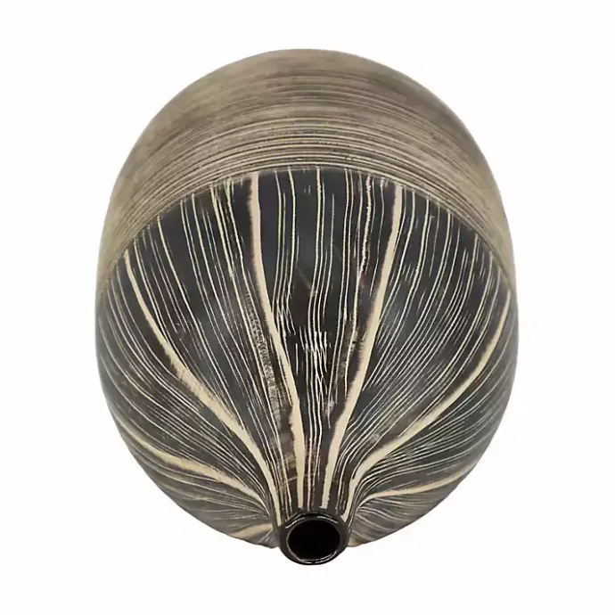 Clearance Kirklands Home Tribal Vase Brown