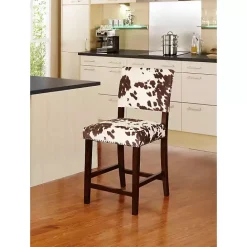 Discount Kirklands Home Udder Madness Counter Stool Brown
