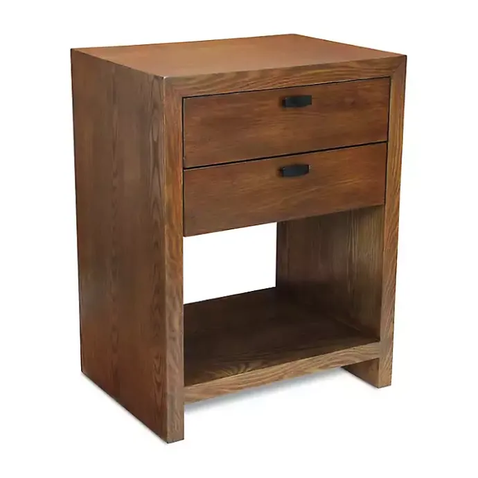 Best Kirklands Home Vivara 2-Drawer Nightstand Brown