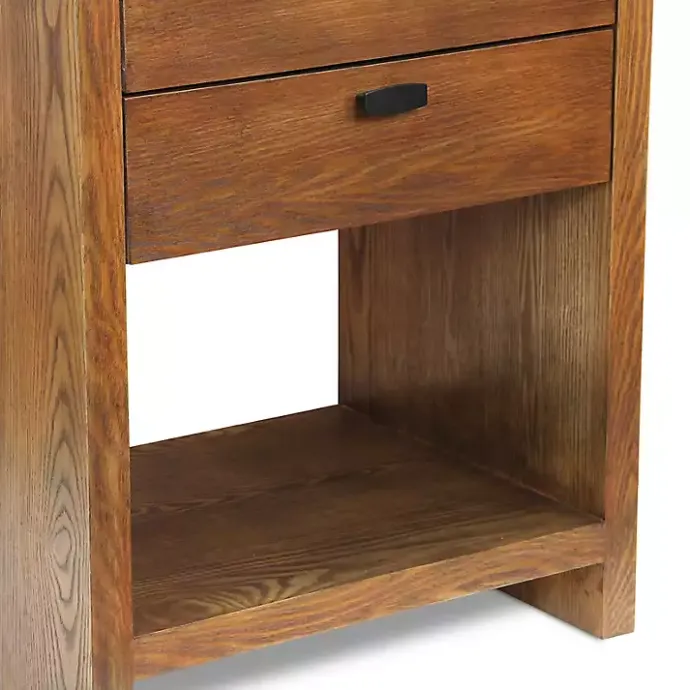 Best Kirklands Home Vivara 2-Drawer Nightstand Brown