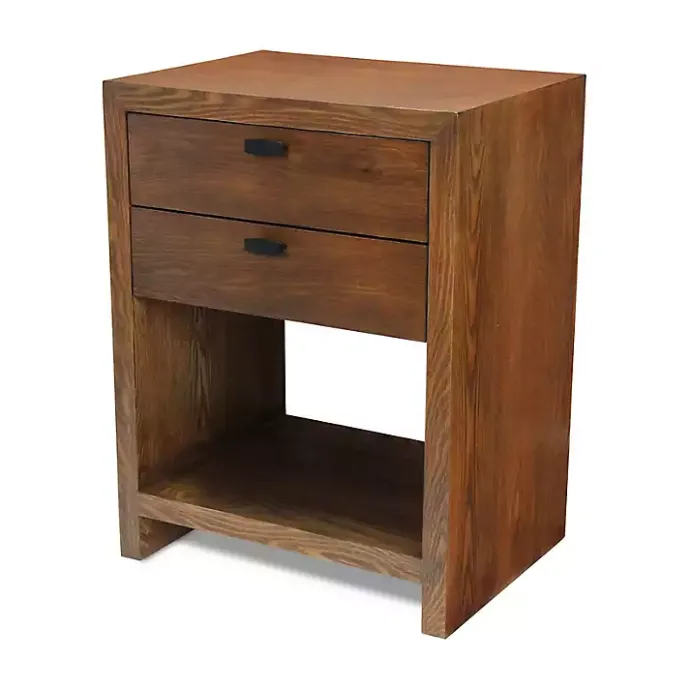 Best Kirklands Home Vivara 2-Drawer Nightstand Brown