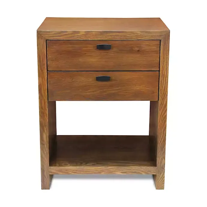 Best Kirklands Home Vivara 2-Drawer Nightstand Brown