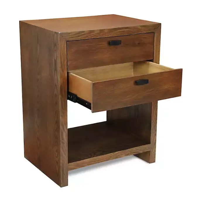 Best Kirklands Home Vivara 2-Drawer Nightstand Brown