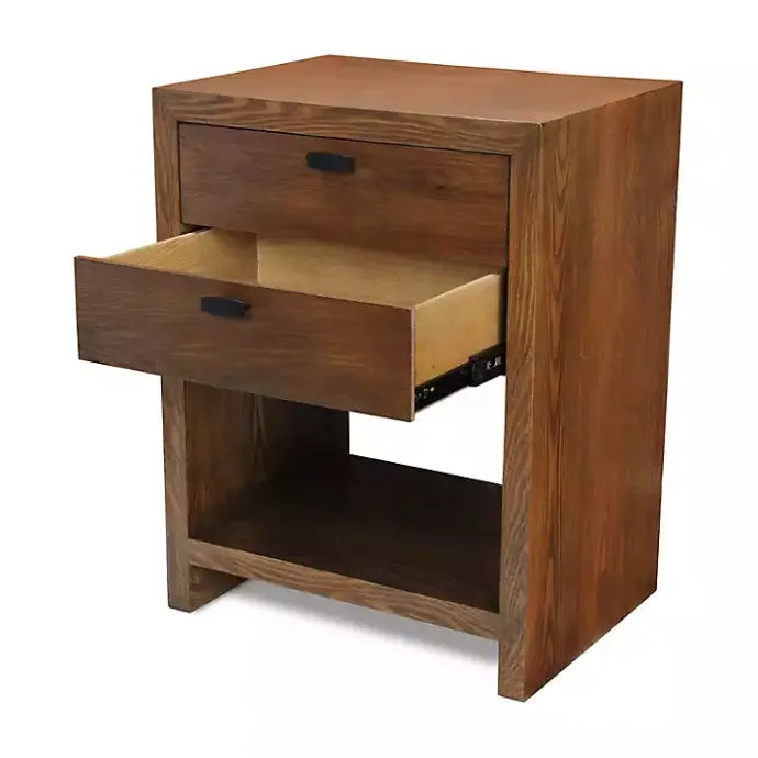 Best Kirklands Home Vivara 2-Drawer Nightstand Brown
