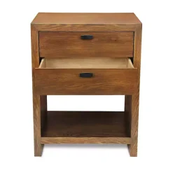 Best Kirklands Home Vivara 2-Drawer Nightstand Brown