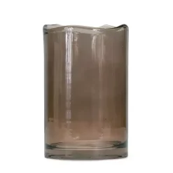 Discount Kirklands Home Wavy Glass Vase, 8 in. Brown
