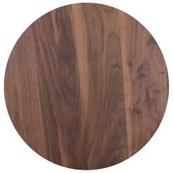 Hot Kirklands Home Brown Wood and Black Metal Bistro Dining Table