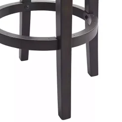 Sale Kirklands Home Brown Wood Backless Swivel 2-pc. Bar Stool Set Gray