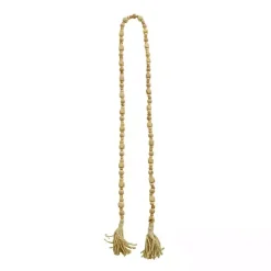 Clearance Kirklands Home Wood Beads Cream Tassel Garland Brown
