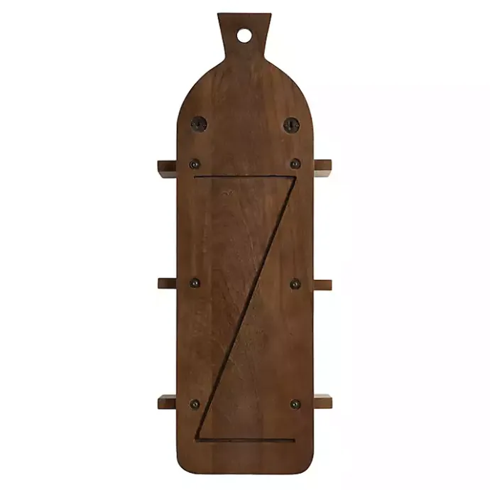 Discount Kirklands Home Brown Wood Board Tiered Wall Shelf