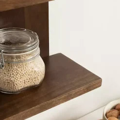 Discount Kirklands Home Brown Wood Board Tiered Wall Shelf