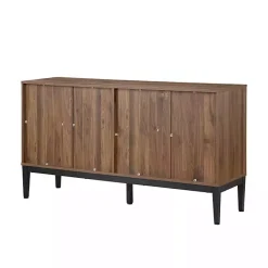 Online Kirklands Home Wood Chevron 4-Door Sideboard Brown