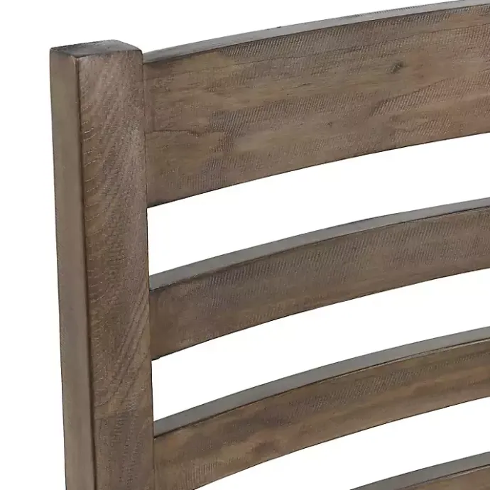 Discount Kirklands Home Brown Wood Farmhouse Dining Chairs, Set of 2