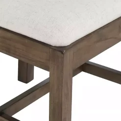 Discount Kirklands Home Brown Wood Farmhouse Dining Chairs, Set of 2