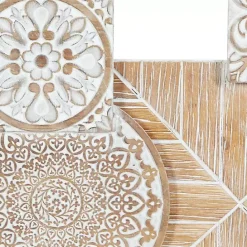 Online Kirklands Home Brown Wood Geometric Layered Shapes Wall Plaque