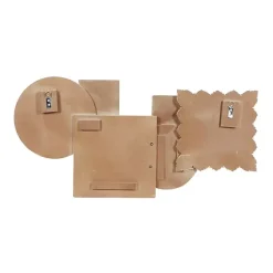 Online Kirklands Home Brown Wood Geometric Layered Shapes Wall Plaque