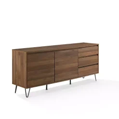Online Kirklands Home Wood Hairpin Legs Media Cabinet Brown