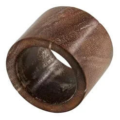 Kirklands Home Wood Napkin Rings, Set of 4 Brown