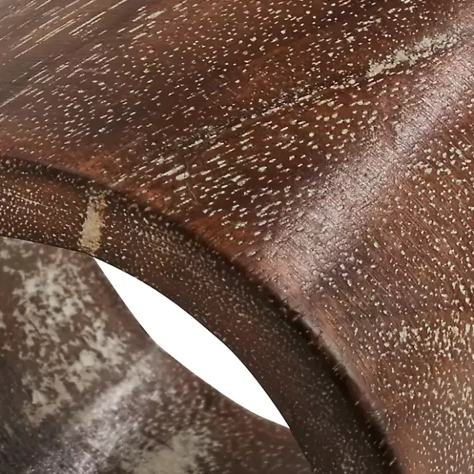 Kirklands Home Wood Napkin Rings, Set of 4 Brown