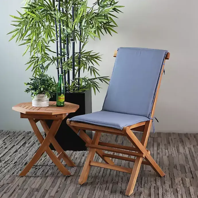 Sale Kirklands Home Wood Outdoor Folding Dining Chairs, Set of 2 Brown