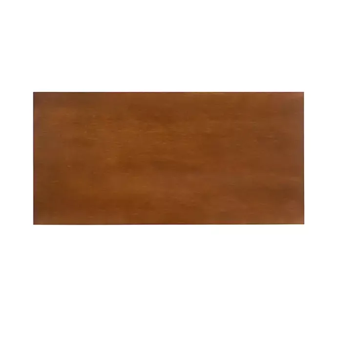 Clearance Kirklands Home Wood Slatted Bottom Shelf Coffee Table Brown