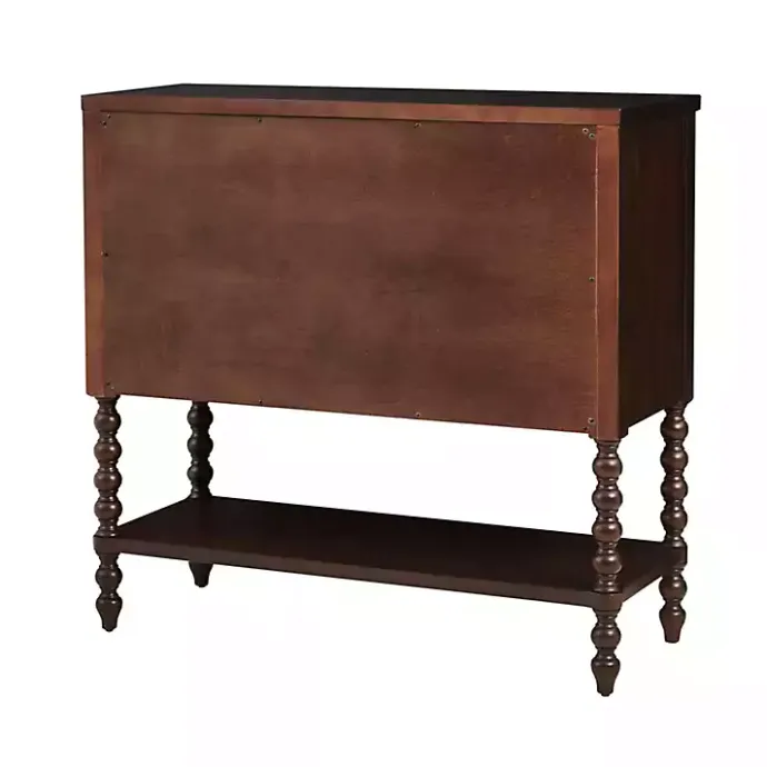 Sale Kirklands Home Wood Turned Legs 2-Drawer Chest Brown