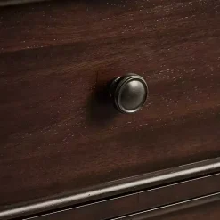 Sale Kirklands Home Wood Turned Legs 2-Drawer Chest Brown