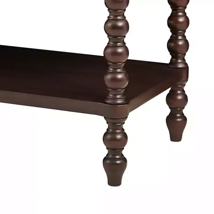 Sale Kirklands Home Wood Turned Legs 2-Drawer Chest Brown