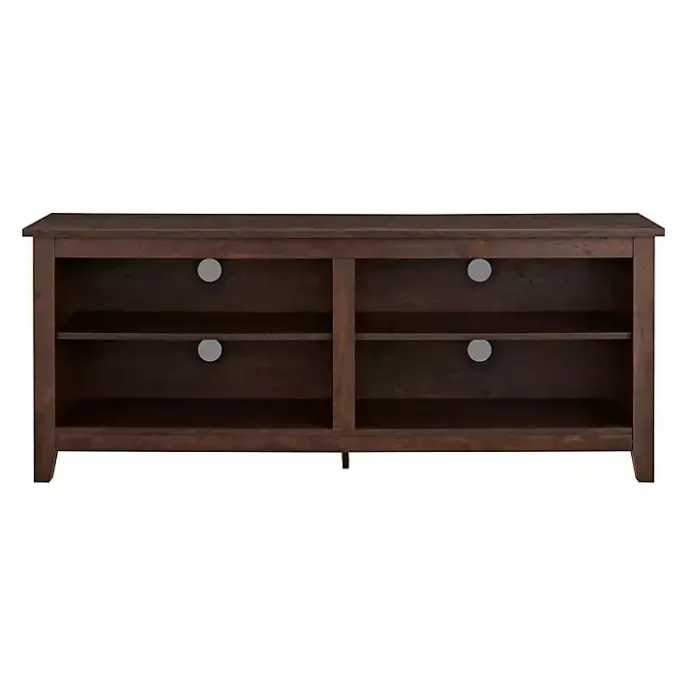 Discount Kirklands Home Wood TV Stand, 58 in. Brown