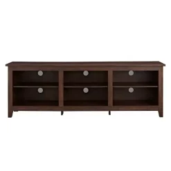 New Kirklands Home Wood TV Stand, 70 in. Brown