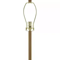 Sale Kirklands Home Brown Woven Marni Floor Lamp White