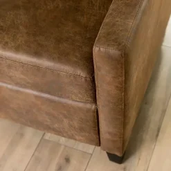 Clearance Kirklands Home Wyatt Faux Leather Recliner Brown