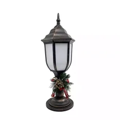 Best Kirklands Home Brushed Bronze Fireglow Lamp Post Brown