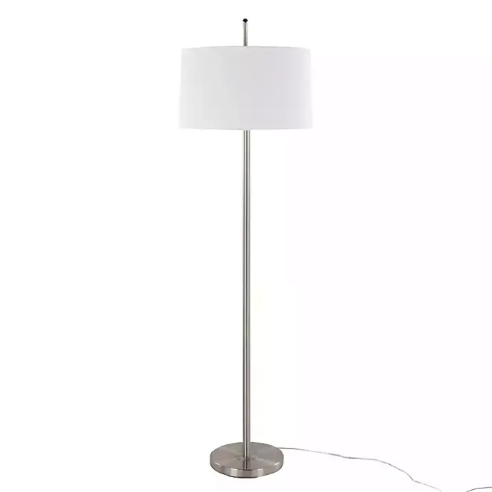Best Kirklands Home Brushed Nickel Cassie Floor Lamp